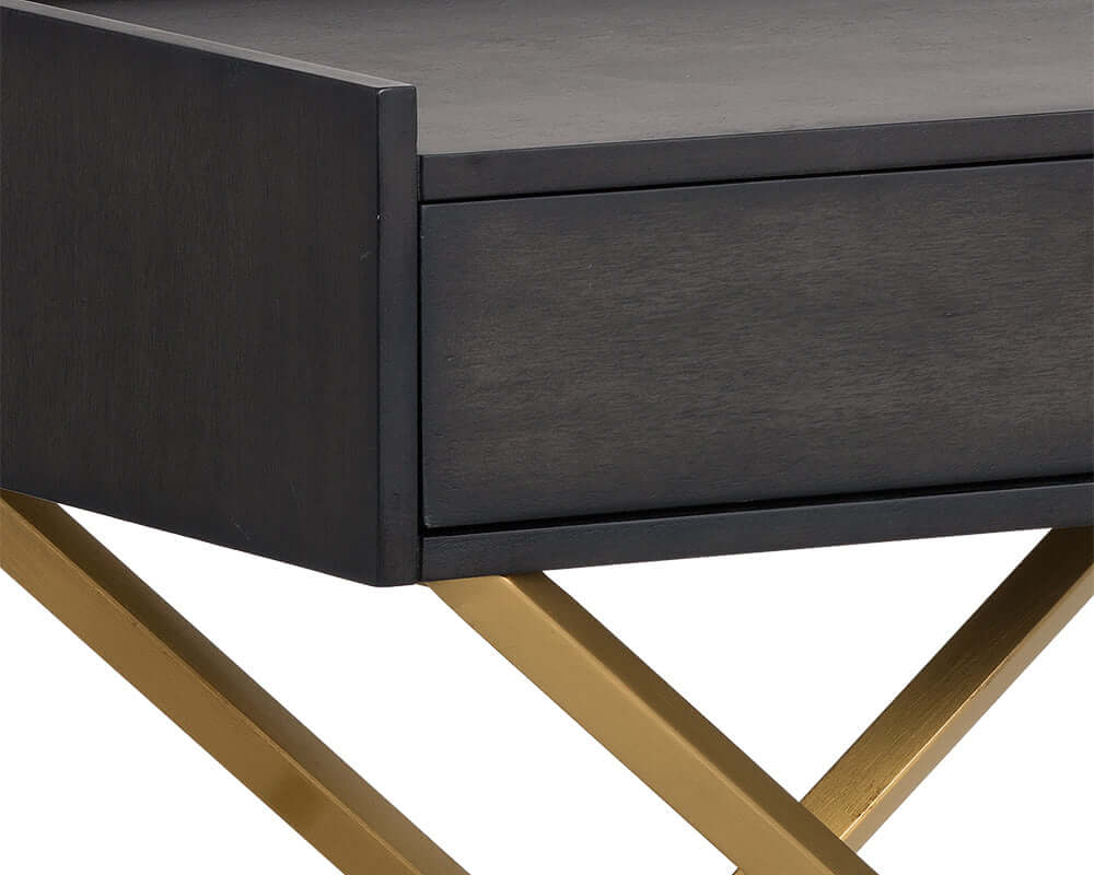 SUNPAN Tanana End Table Dark Brown 102671 ajax