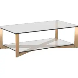 SUNPAN Xavier Coffee Table - Rectangular Antique Brass 109186 kleinburg