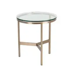 SUNPAN Flato End Table Antique Brass 109191 richmond hill