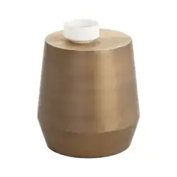 SUNPAN Creed Side Table Antique Gold 109689 quebec city