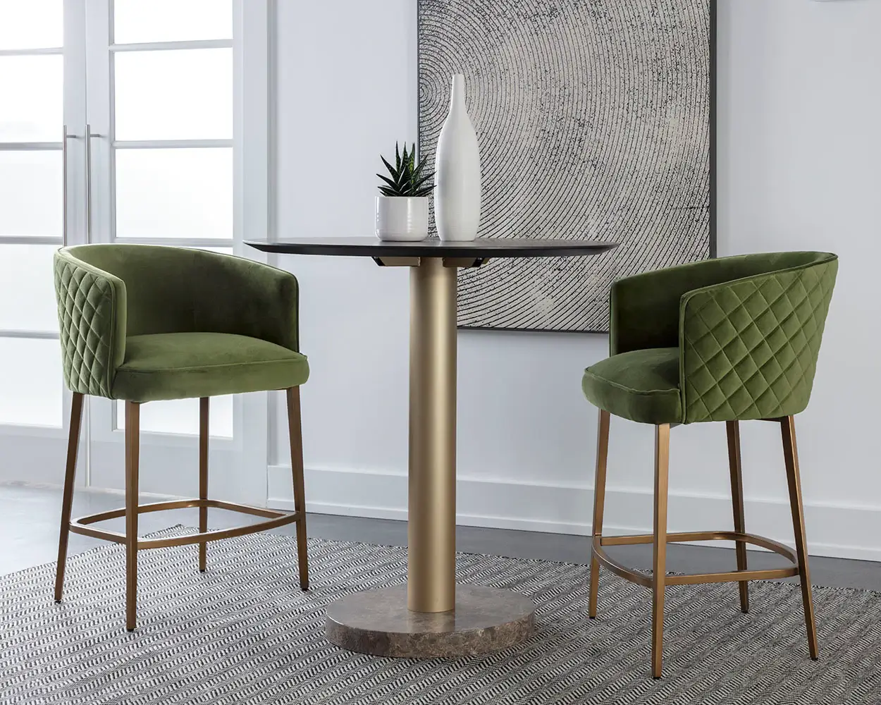 SUNPAN Cornella Counter Stool Meg Olive 109863 collingwood