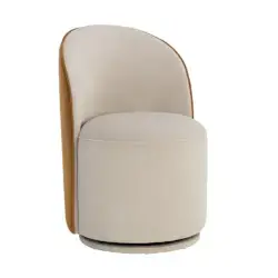 SUNPAN Cavoli Swivel Dining Chair Taupe 109915 vaughan