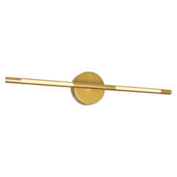 CWI LIGHTING OSKIL LED INTEGRATED WALL LIGHT WITH SATIN GOLD FINISH 1375W24-1-602 ottawa