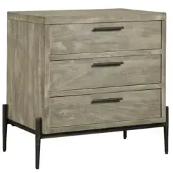 HEKMAN THREE DRAWER NIGHT STAND 24963 caledon