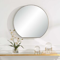 UTTERMOST CABELL SMALL MIRROR BRASS 09922 laval