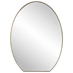UTTERMOST CABELL OVAL MIRROR BRASS 09924 halifax