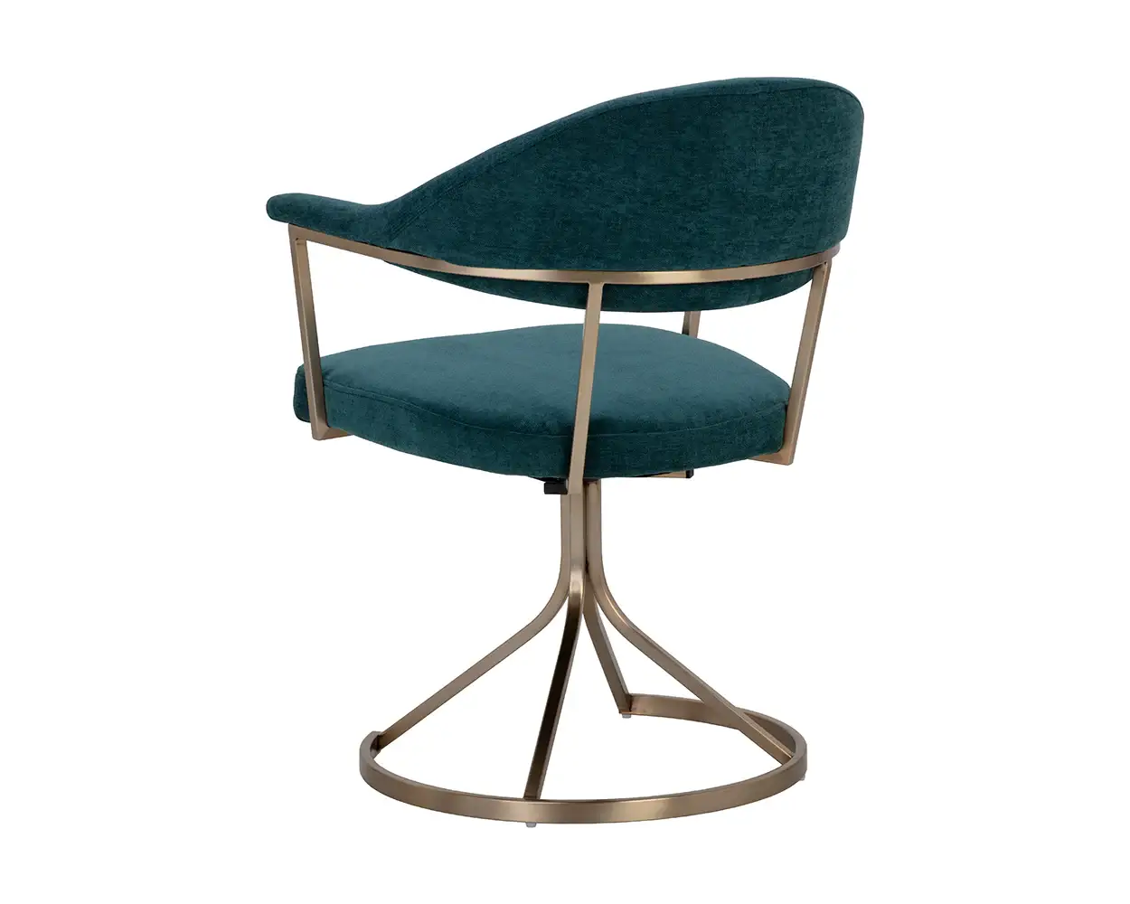 SUNPAN Bexley Swivel Dining Chair Danny Teal 109047 toronto