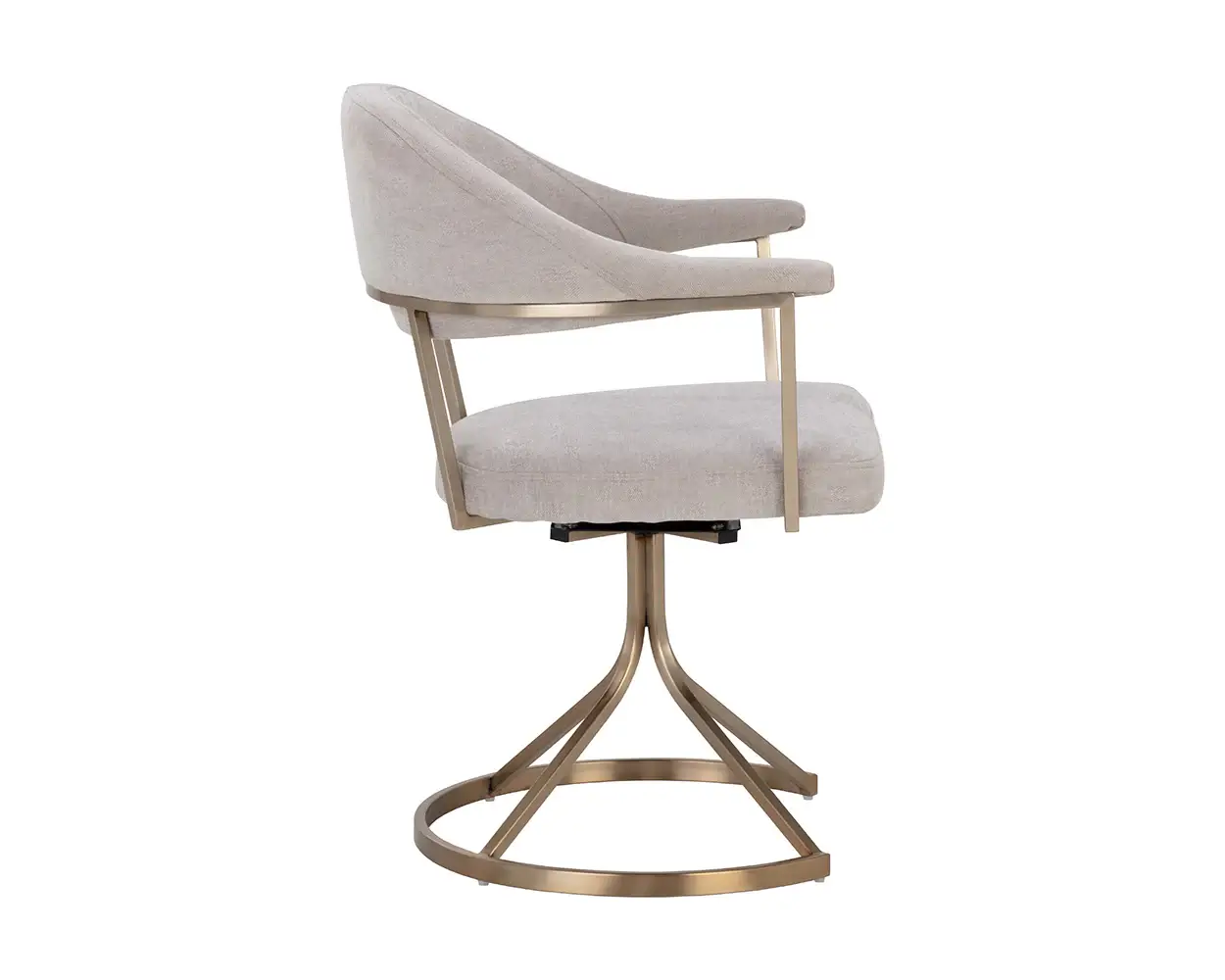 SUNPAN Bexley Swivel Dining Chair Light Grey 109048 mississauga