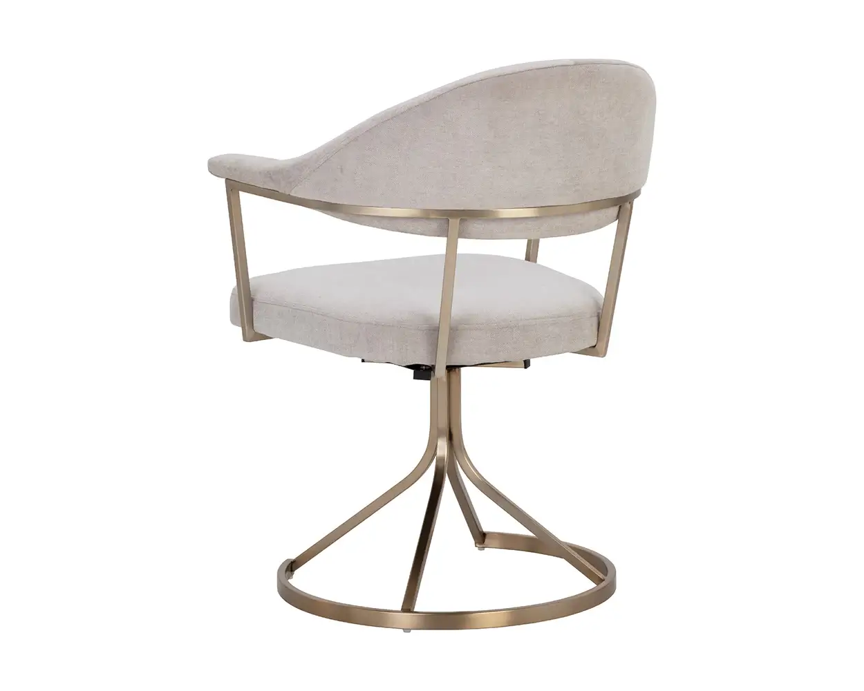 SUNPAN Bexley Swivel Dining Chair Light Grey 109048 mississauga