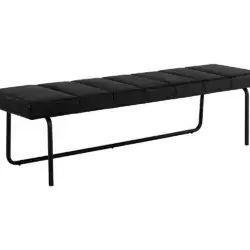 SUNPAN Casimir Bench Black 109438 grimsby