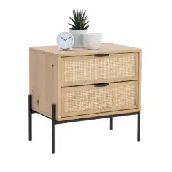 SUNPAN Avida Nightstand Rustic Oak 110134 godridge