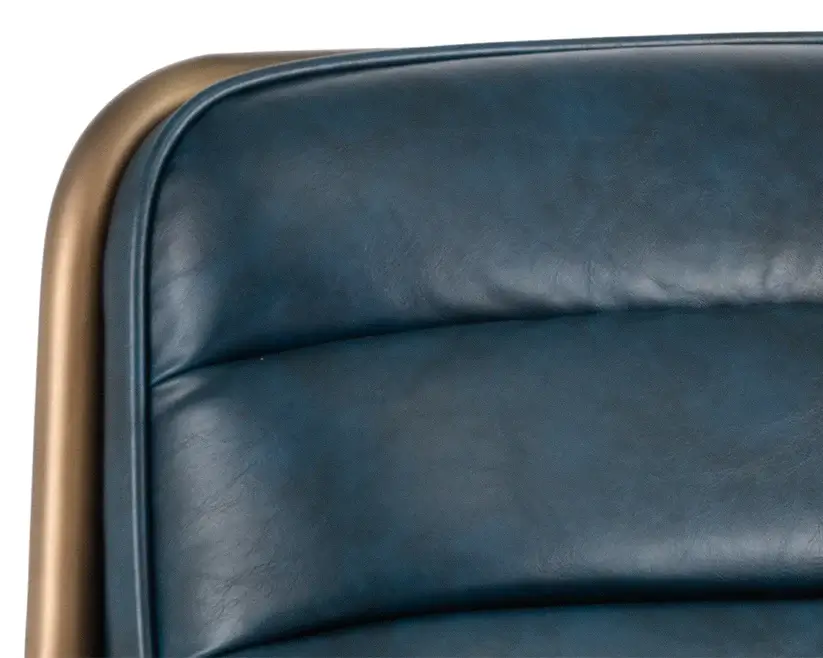 Sunpan Lincoln Lounge Chair Vintage Blue 102586 milton