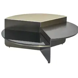Sunpan Alessia Coffee Table Gunmetal 103792 king city