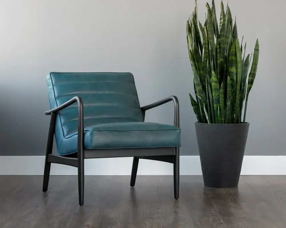 Sunpan Lyric Lounge Chair Vintage Peacock 104093 oakville