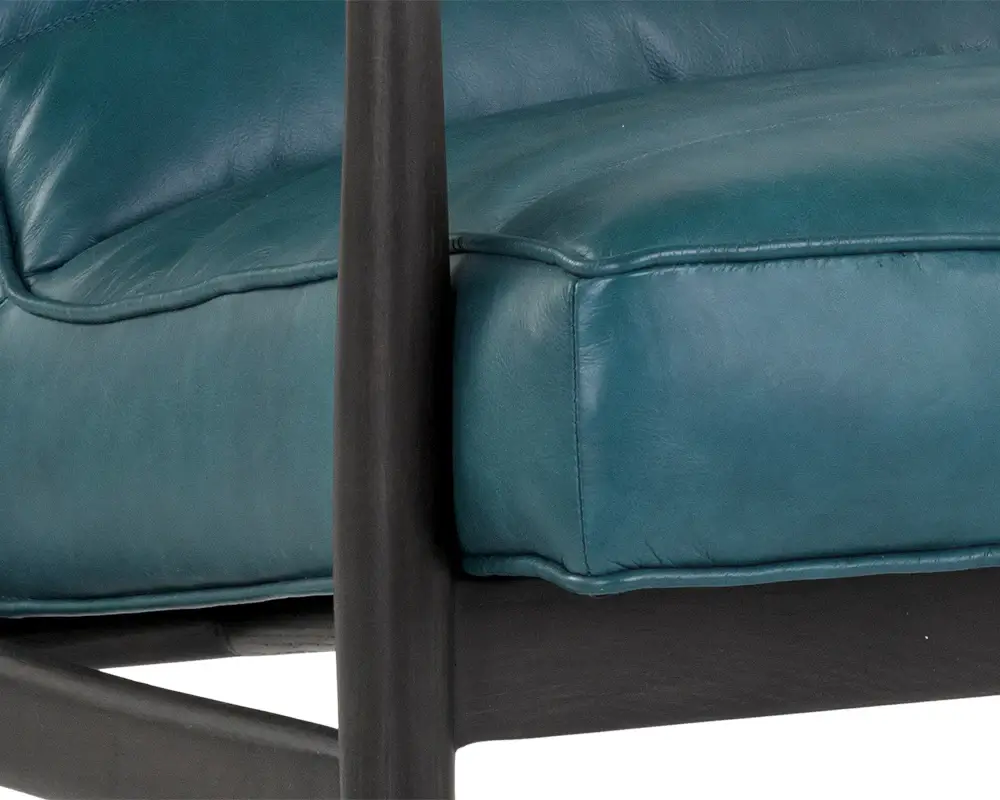 Sunpan Lyric Lounge Chair Vintage Peacock 104093 oakville