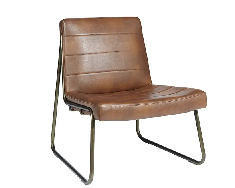 Sunpan Anton Lounge Chair Bravo Cognac 104843 sarnia