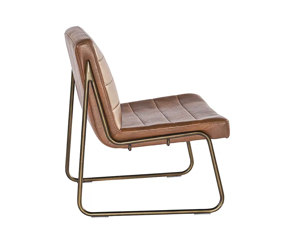 Sunpan Anton Lounge Chair Bravo Cognac 104843 sarnia
