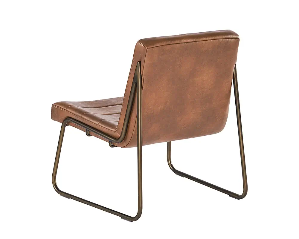 Sunpan Anton Lounge Chair Bravo Cognac 104843 sarnia