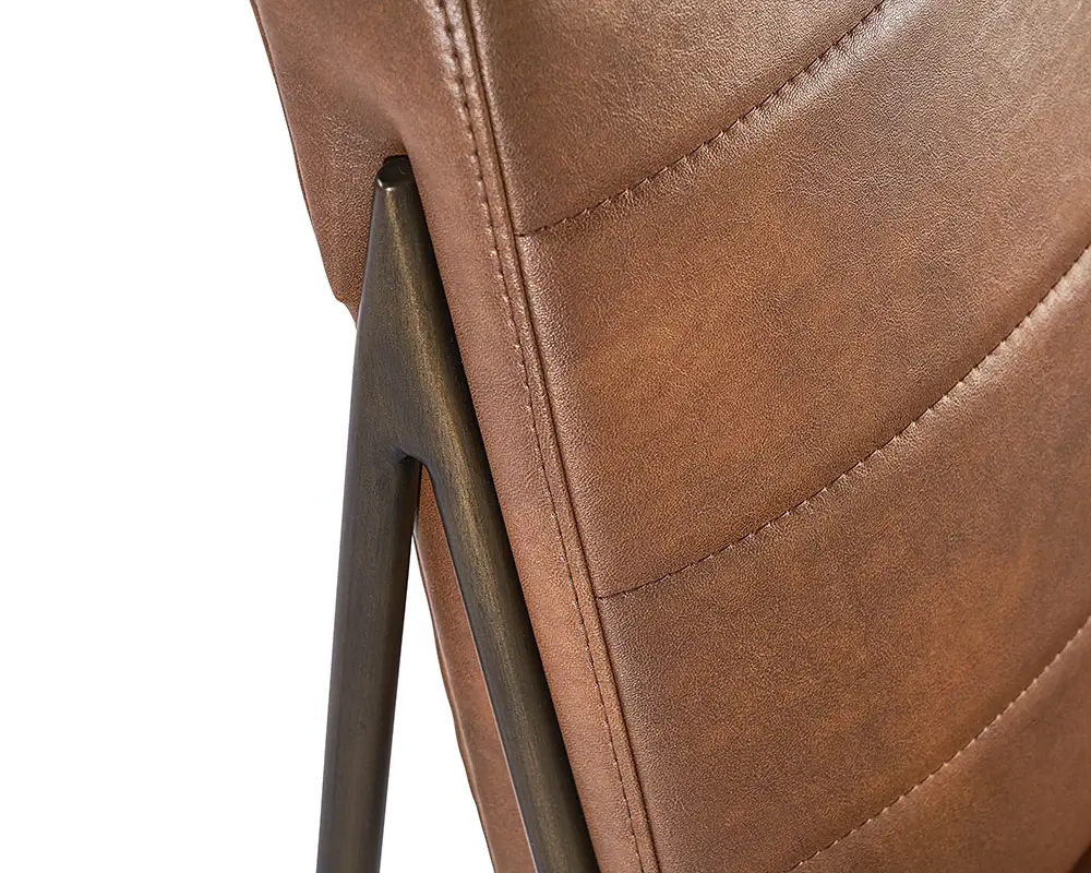 Sunpan Anton Lounge Chair Bravo Cognac 104843 sarnia