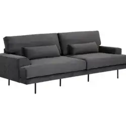 Sunpan Abigail Sofa Polo Club Kohl Grey 105019 oakville