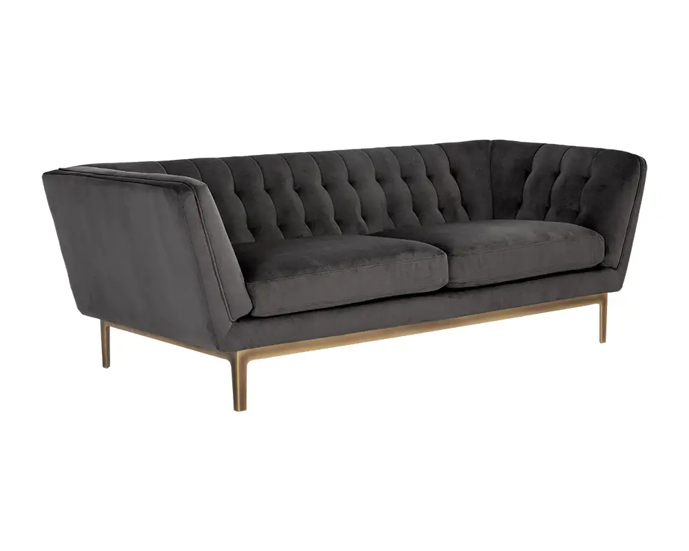 Sunpan Petal Sofa Piccolo Pebble 105107 sarnia