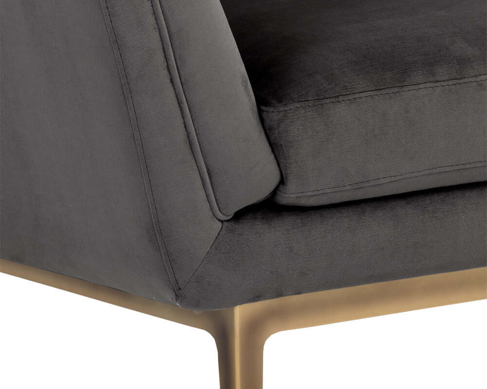 Sunpan Petal Sofa Piccolo Pebble 105107 sarnia