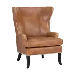 Sunpan Royalton Lounge Chair Tobacco Tan 105264 nobleton