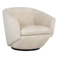Sunpan Treviso Swivel Lounge Chair Bravo Cream 105300 barrie