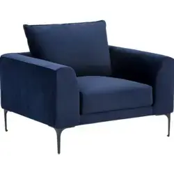 Sunpan Virgo Armchair Metropolis Blue 105358 oakville