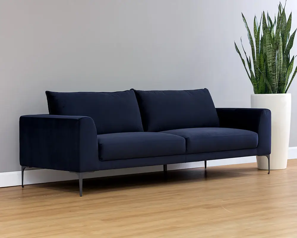 Sunpan Virgo Sofa Metropolis Blue 105489 newmarket