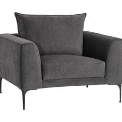 Sunpan Virgo Armchair Polo Club Kohl Grey 105721 vancouver