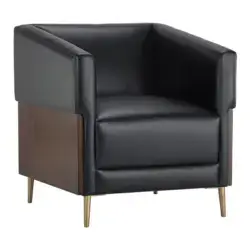 Sunpan Shylo Lounge Chair Black 105735 vaughan