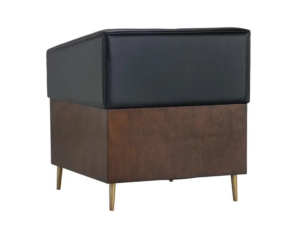 Sunpan Shylo Lounge Chair Black 105735 vaughan