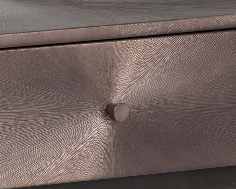 Sunpan Modena Nightstand - Small Gunmetal 106021 godridge