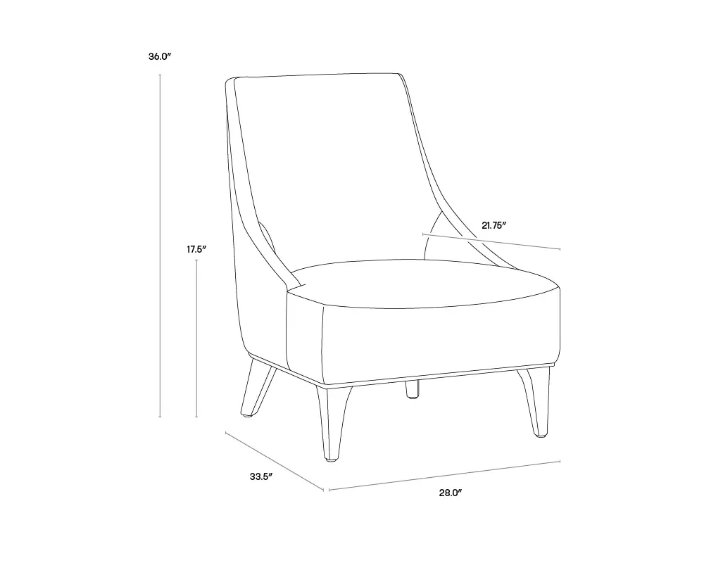 Elias Lounge Chair Marseille Black 106100 sarnia