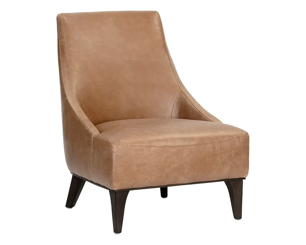 Sunpan Elias Lounge Chair Marseille Camel 106101 bracebridge