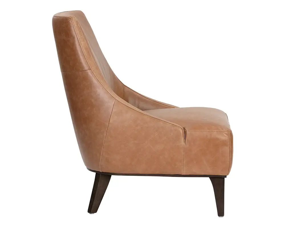Sunpan Elias Lounge Chair Marseille Camel 106101 bracebridge