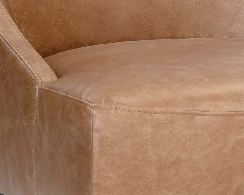 Sunpan Elias Lounge Chair Marseille Camel 106101 bracebridge