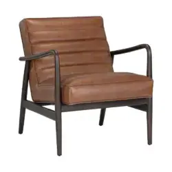 Sunpan Lyric Lounge Chair Vintage Caramel 106456 kleinburg