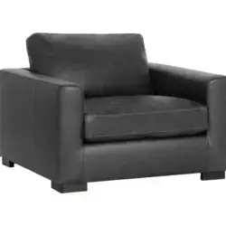 Sunpan Baylor Armchair Marseille Black 106524 belleville