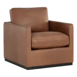Sunpan Portman Swivel Lounge Chair Marseille Camel 106586 grimsby