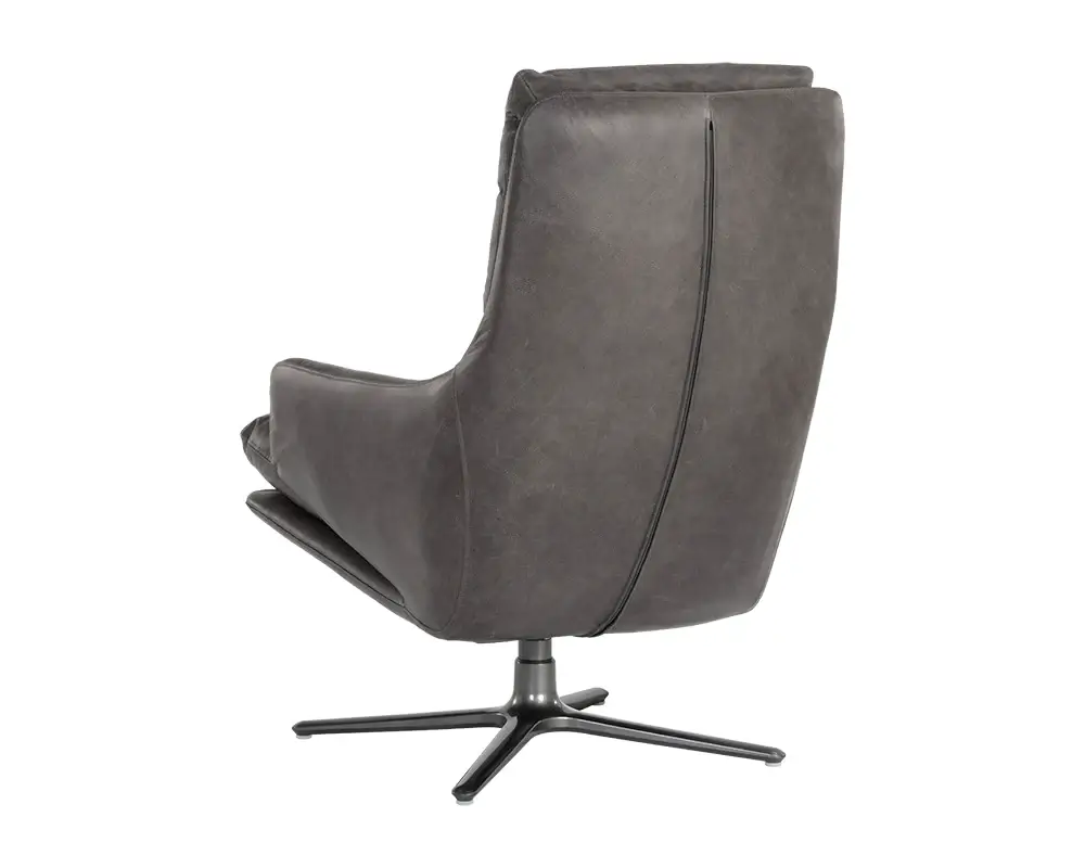 Sunpan Cardona Swivel Lounge Chair - Gunmetal 107084 trenton