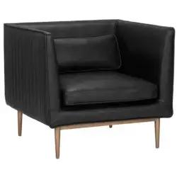 Sunpan Batavia Armchair Vintage Black 107321 acton