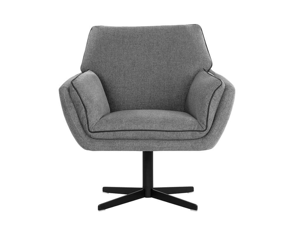 Sunpan Florelle Swivel Lounge Chair Koala Grey 107440 quebec city
