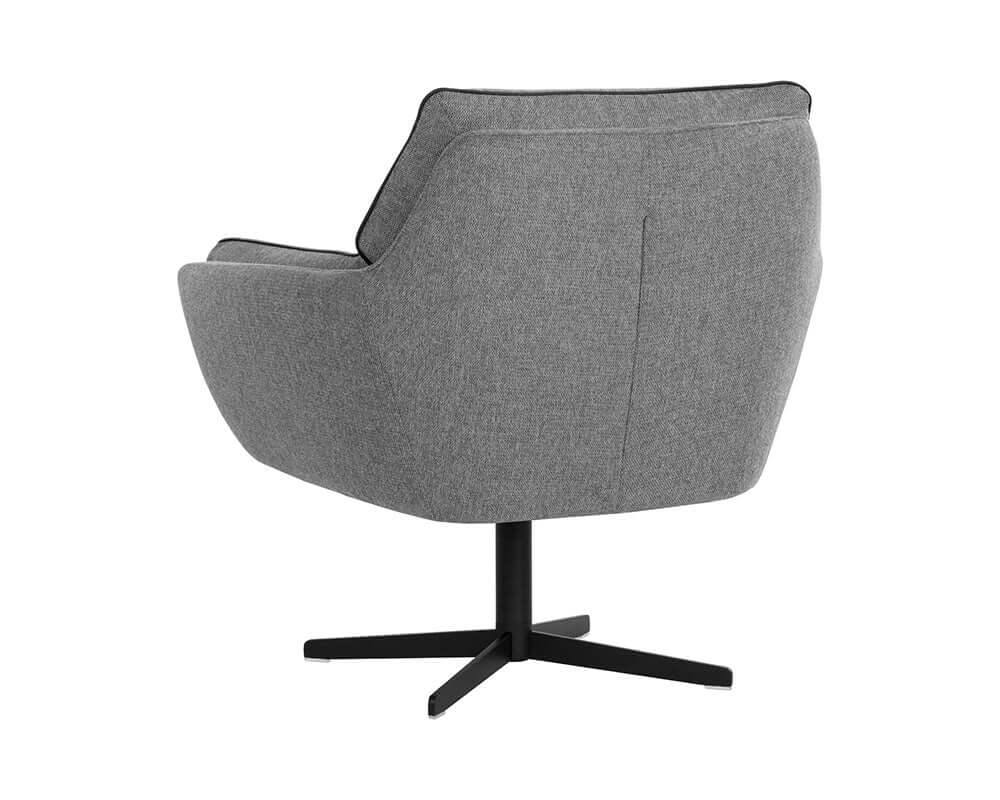 Sunpan Florelle Swivel Lounge Chair Koala Grey 107440 quebec city
