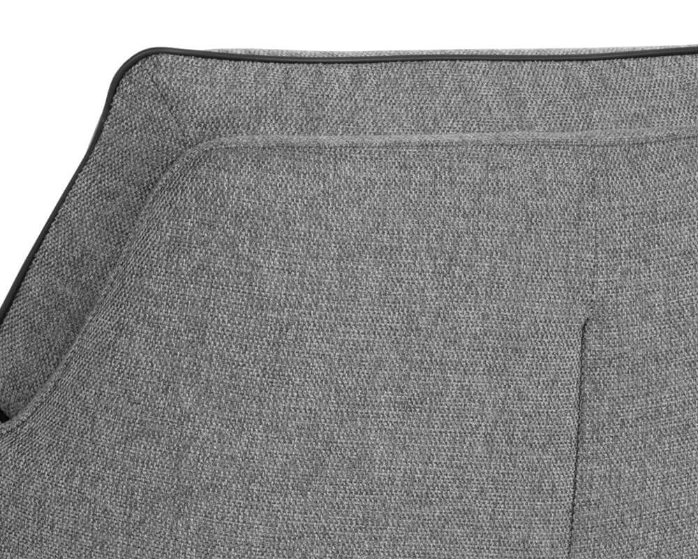 Sunpan Florelle Swivel Lounge Chair Koala Grey 107440 quebec city