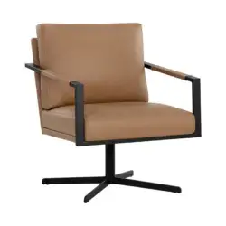 Sunpan Randy Swivel Lounge Chair Linea Wood 107693 toronto