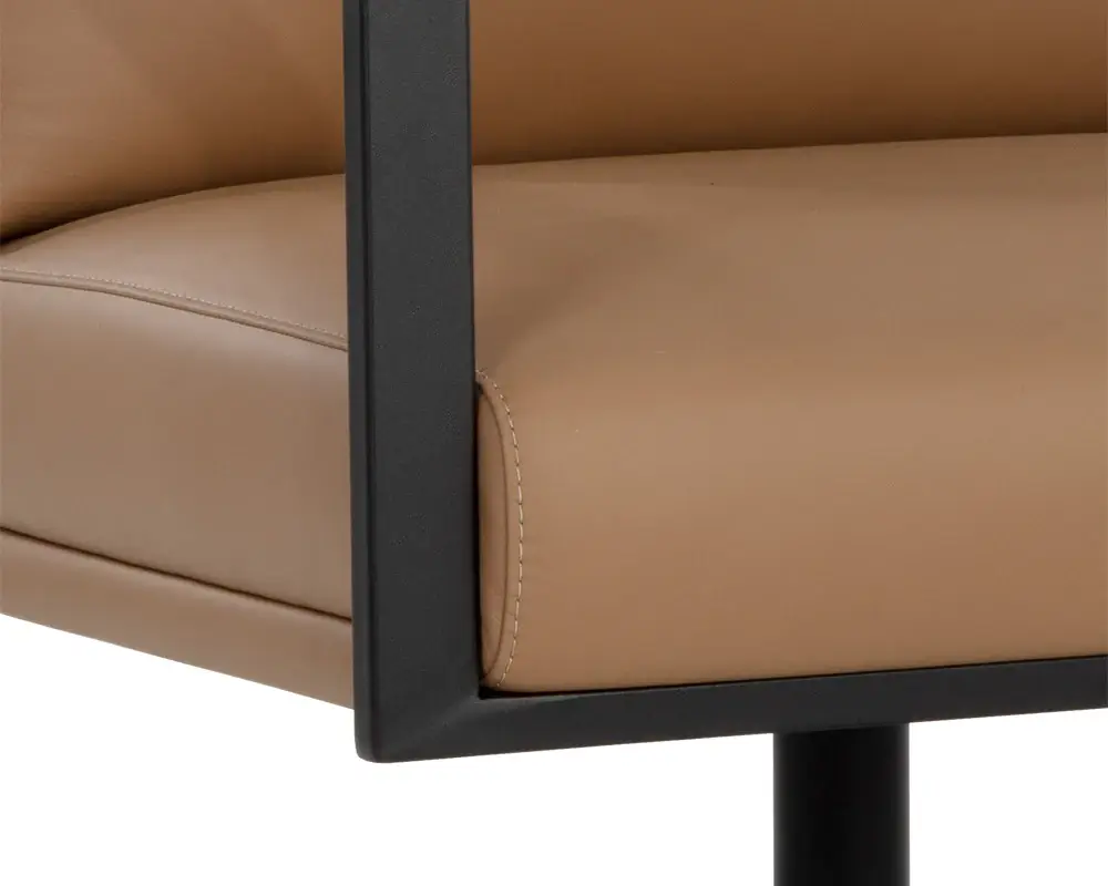 Sunpan Randy Swivel Lounge Chair Linea Wood 107693 toronto