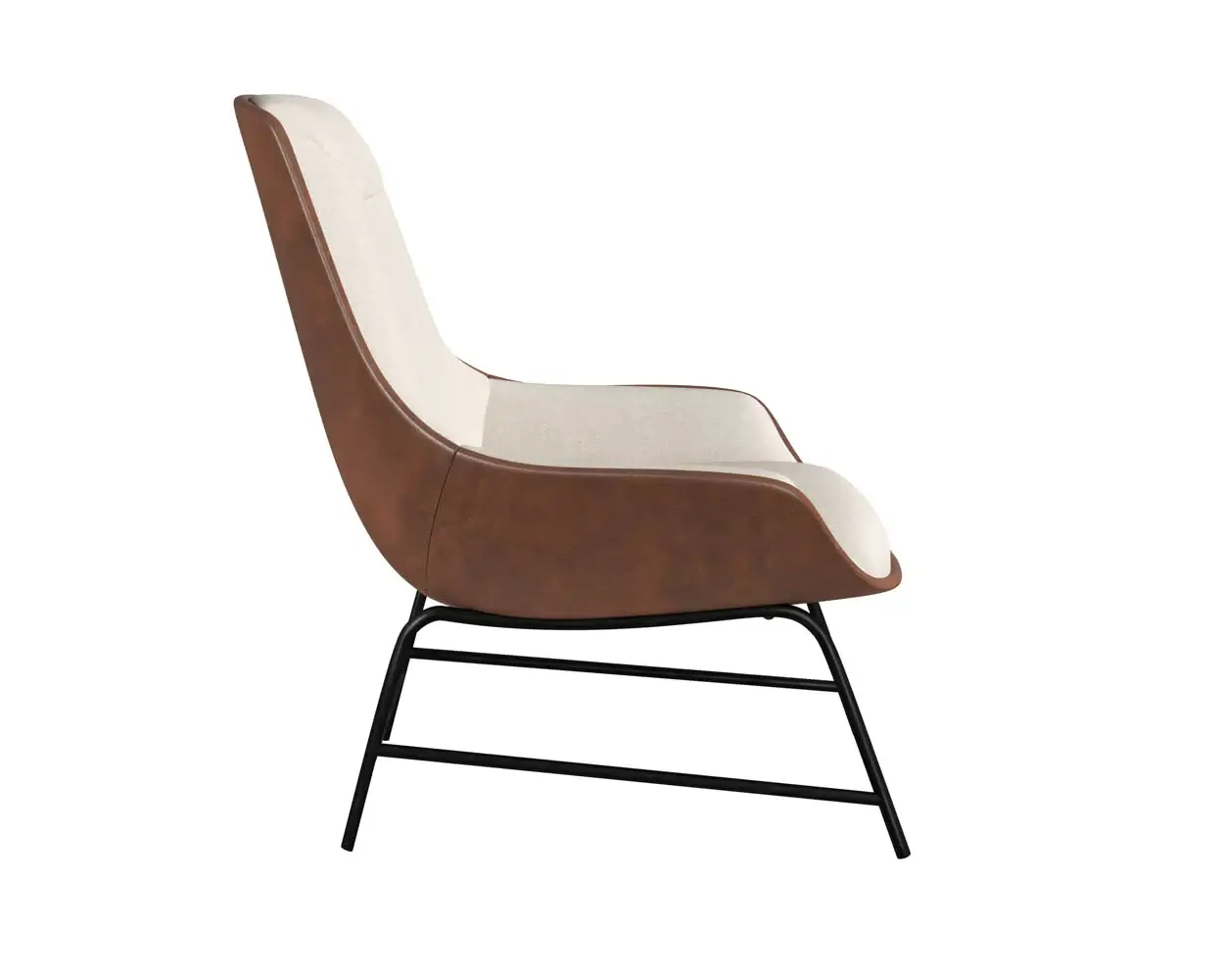 Sunpan Lucier Lounge Chair Belfast Oatmeal 111904 mississauga