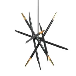 Sunpan Serwin Chandelier Black 107931 toronto